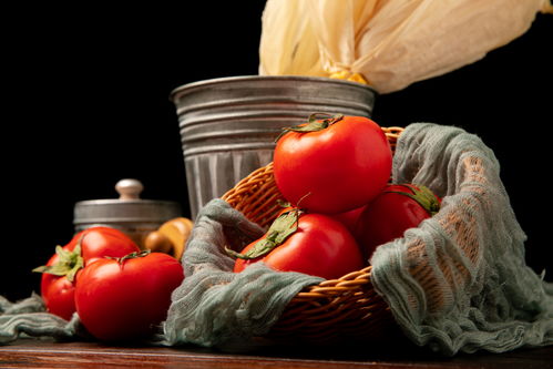 紅色新鮮番茄紅茄西紅柿食材食品蔬菜攝影圖 st攝影